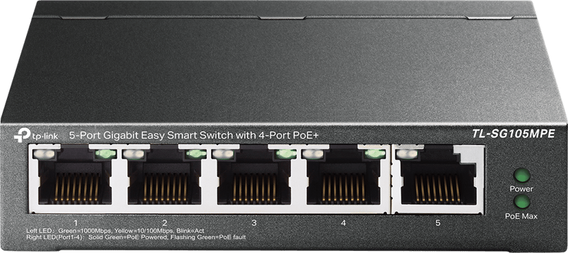 TP-Link Omada 5-Port Gigabit Easy Smart Switch with 4-Port PoE+
