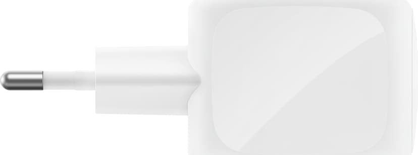 Belkin Dual USB-C GaN Wall Charger 50W Vit