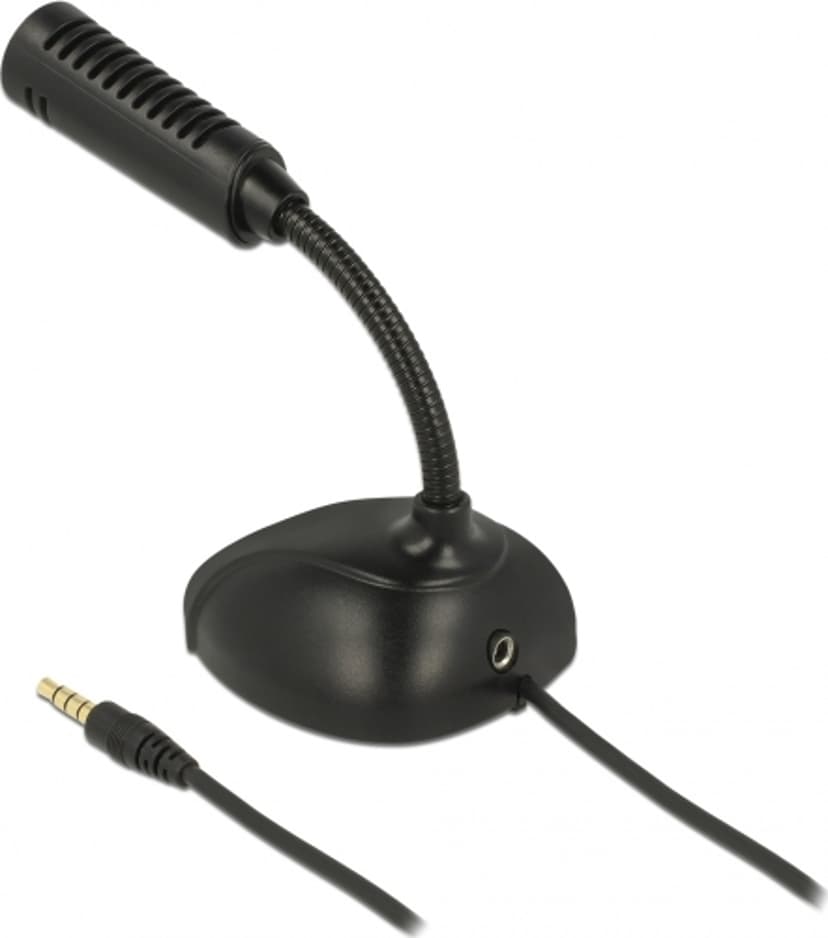 Delock Condenser Microphone Omni-directional For Smartphone/Tablet