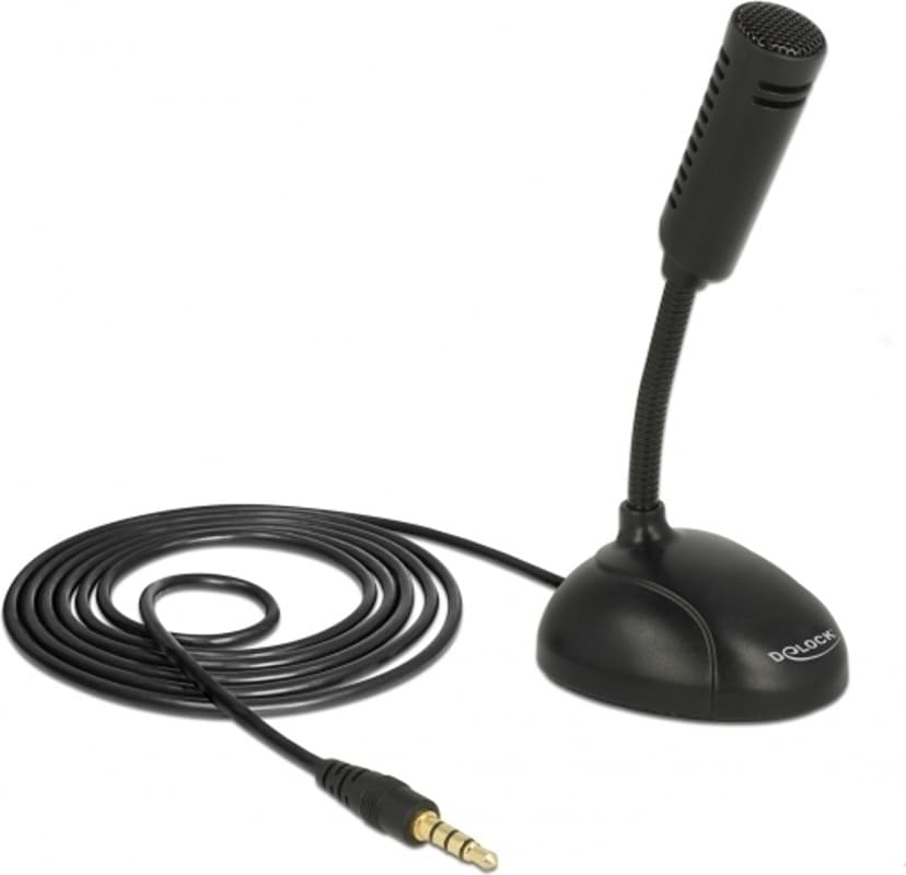 Delock Condenser Microphone Omni-directional For Smartphone/Tablet