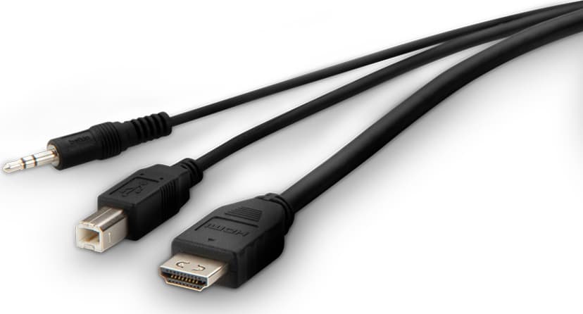 Belkin F1DN1CCBL KVM-kabel Sort 3 m