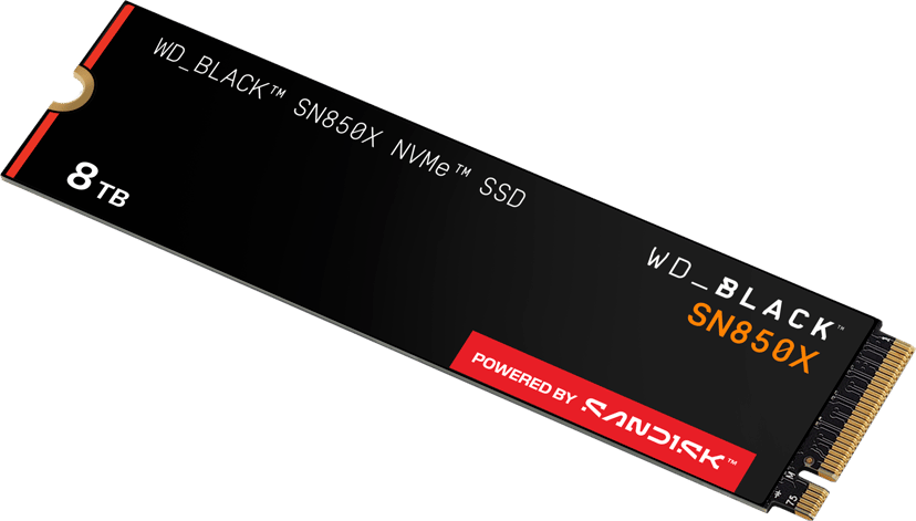 SanDisk Black SN850X 8TB SSD M.2 PCIe 4.0 (WDS800T2X0E-00CDD0)