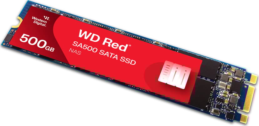 SanDisk Red SA500 500GB SSD M.2 SATA 6.0 Gbit/s (WDS500G1R0B-68A4Z0)