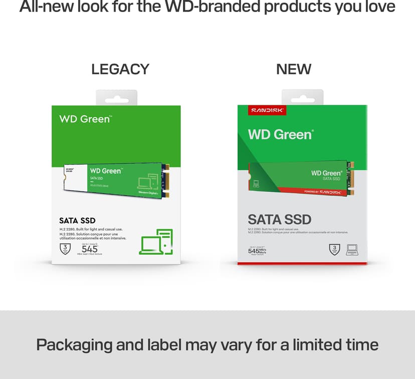 SanDisk Green 480GB SSD M.2 SATA 6.0 Gbit/s
