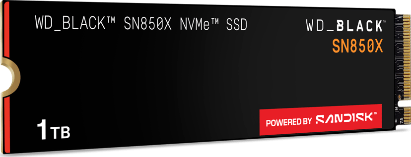 SanDisk Black SN850X 1TB SSD M.2 PCIe 4.0 (WDS100T2X0E-00BCA0)