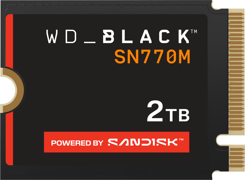 SanDisk Black SN770M 2TB SSD 2230 M.2 PCIe 4.0 (WDS200T3X0G-00CHY0)