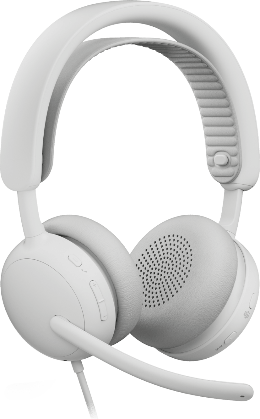 Logitech Zone Wired 2 Stereo USB-A, USB-C Wit