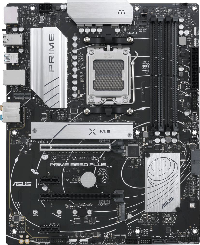 ASUS Prime B650-PLUS-CSM - (Kuppvare klasse 2) AM5 ATX Hovedkort
