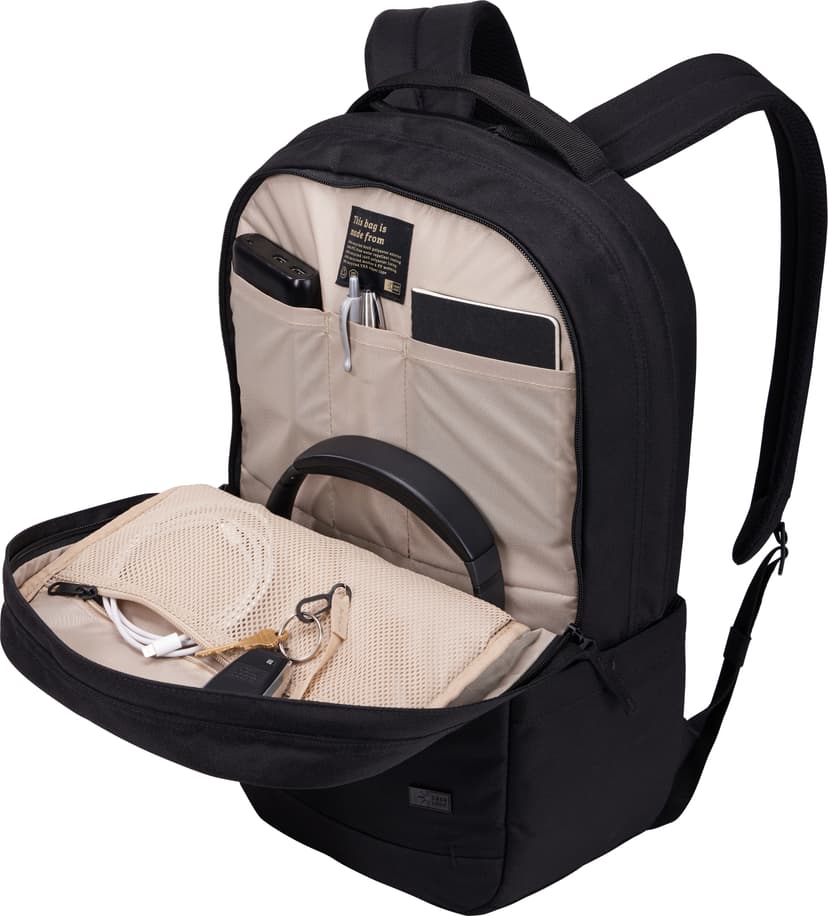 Case Logic Invigo Eco Laptop Backpack 15.6" - (Kuppvare klasse 2) 15.6" Polyester Sort