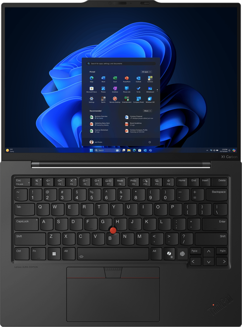 Lenovo X1 Carbon G13 (OLED) Aura Edition - (Fyndvara klass 2) Intel Core Ultra 7 32GB 1000GB 14"