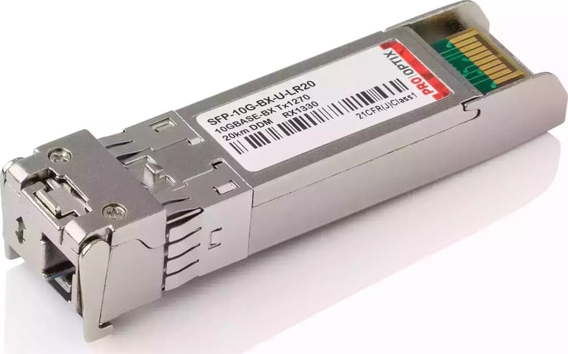 Pro Optix FORTINET 10GBASE-LR20 SFP+ BIDI TX1270NM/RX1330NM