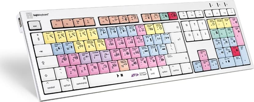Logickeyboard Avid Pro Tools Mac Alba Uk/Eng - (Kuppvare klasse 2) Kablet UK Engelsk