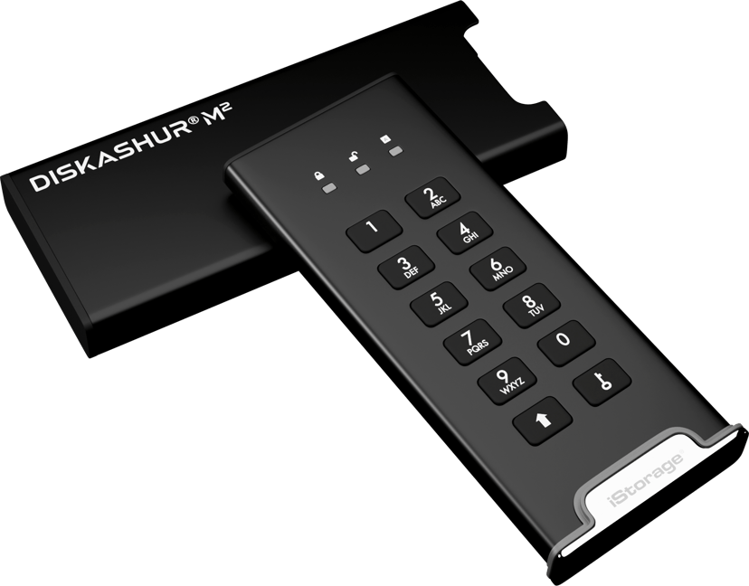 Istorage Diskashur M2 USB-A, USB-C Svart