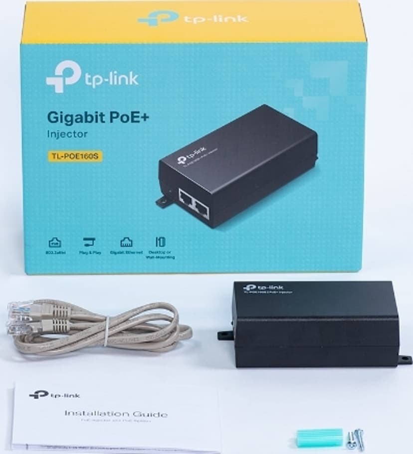 TP-Link TL-POE160S PoE adapter & injector Gigabit Ethernet