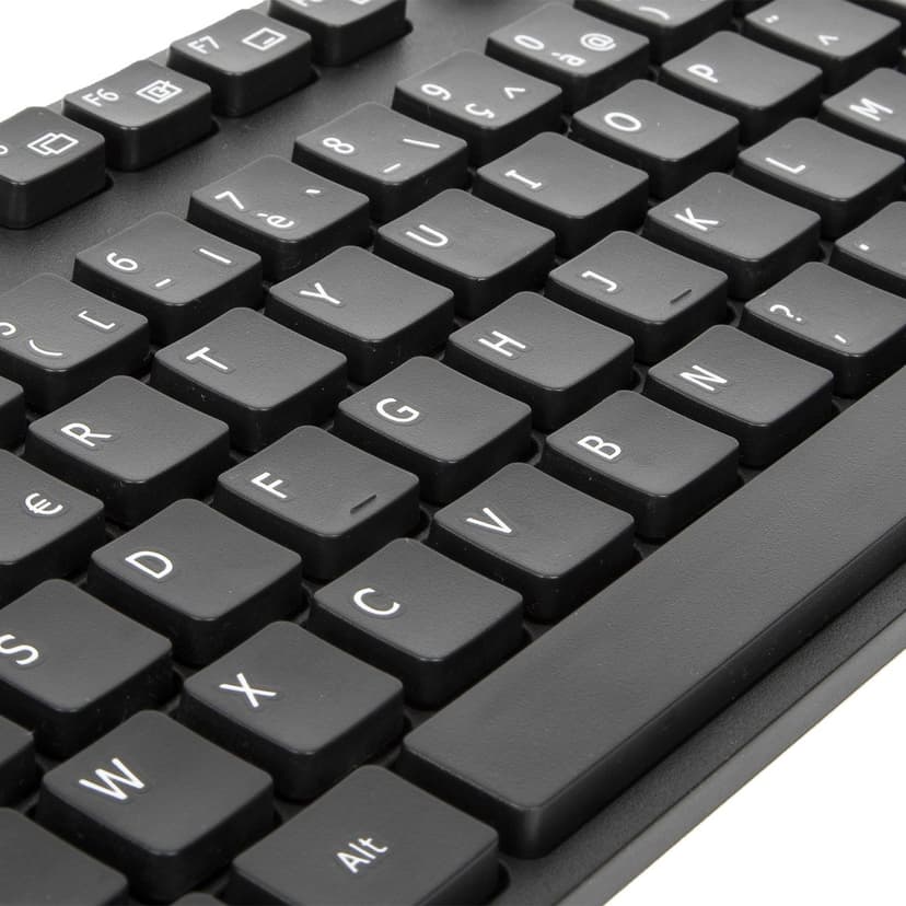 Targus AKB30FR tangentbord Universal USB AZERTY Fransk Svart Kabel Fransk