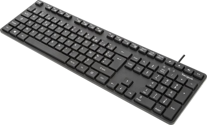 Targus AKB30FR tangentbord Universal USB AZERTY Fransk Svart Kabel Fransk