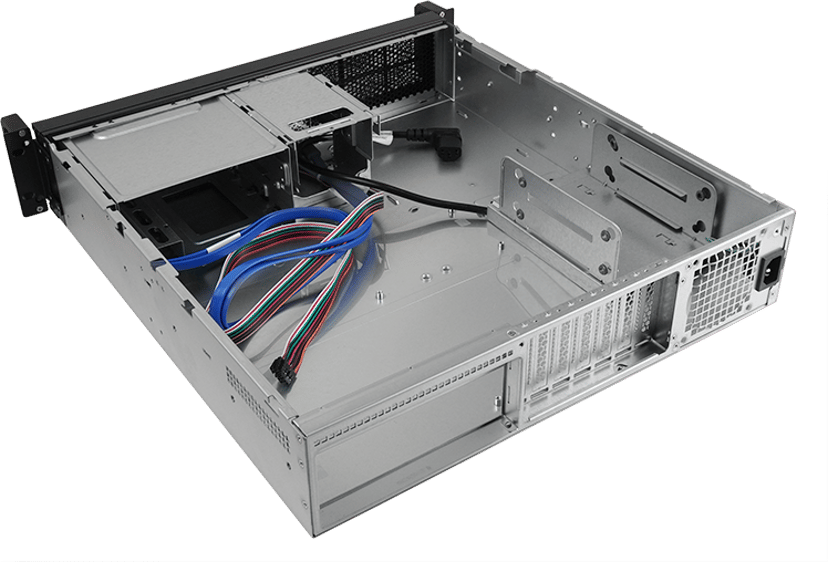 Chieftec UNC-209SR-B-OP modulärt serverchassi Rack (2U)