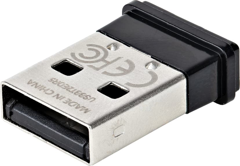 Startech StarTech.com USB Bluetooth 5.0-adapter, USB Bluetooth-dongel för PC/dator/bärbar dator/tangentbord/mus, BT 5.0-adapter för headset, Mini USB Bluetooth-mottagare, Windows/Linux