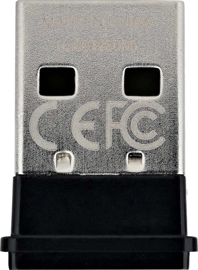 Startech StarTech.com USB Bluetooth 5.0-adapter, USB Bluetooth-dongel för PC/dator/bärbar dator/tangentbord/mus, BT 5.0-adapter för headset, Mini USB Bluetooth-mottagare, Windows/Linux