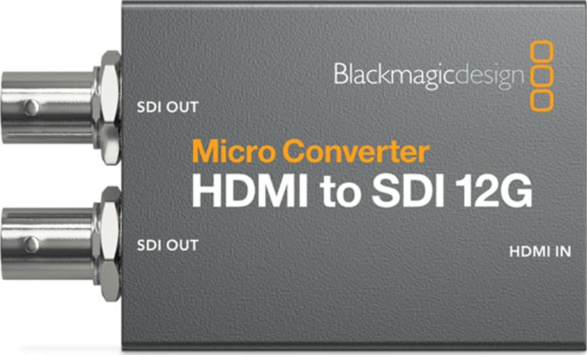 Blackmagic Design CONVCMIC/HS12G videosignalomvandlare Aktiv videokonverterare