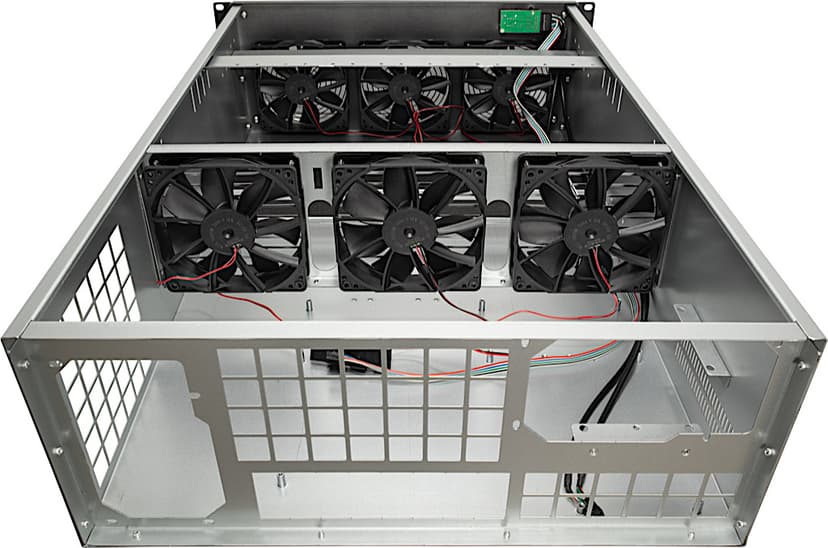 Inter-Tech IPC 4W40 4U 19" Rack Musta
