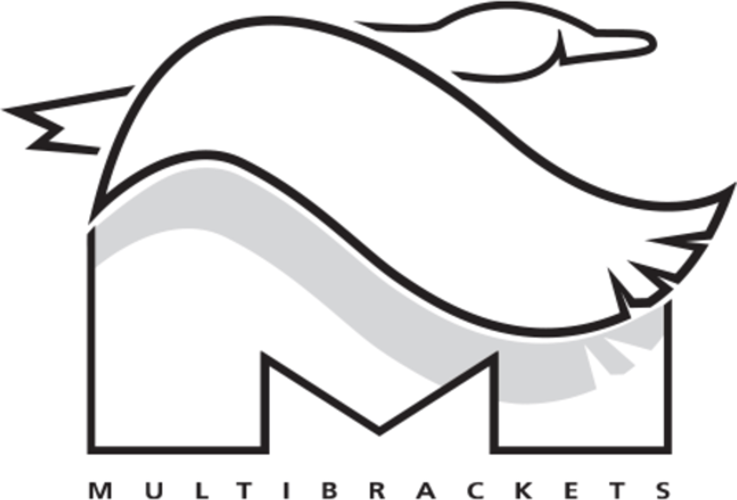 Multibrackets 0292 fäste för skyltningsskärm 160 cm (63") Svart