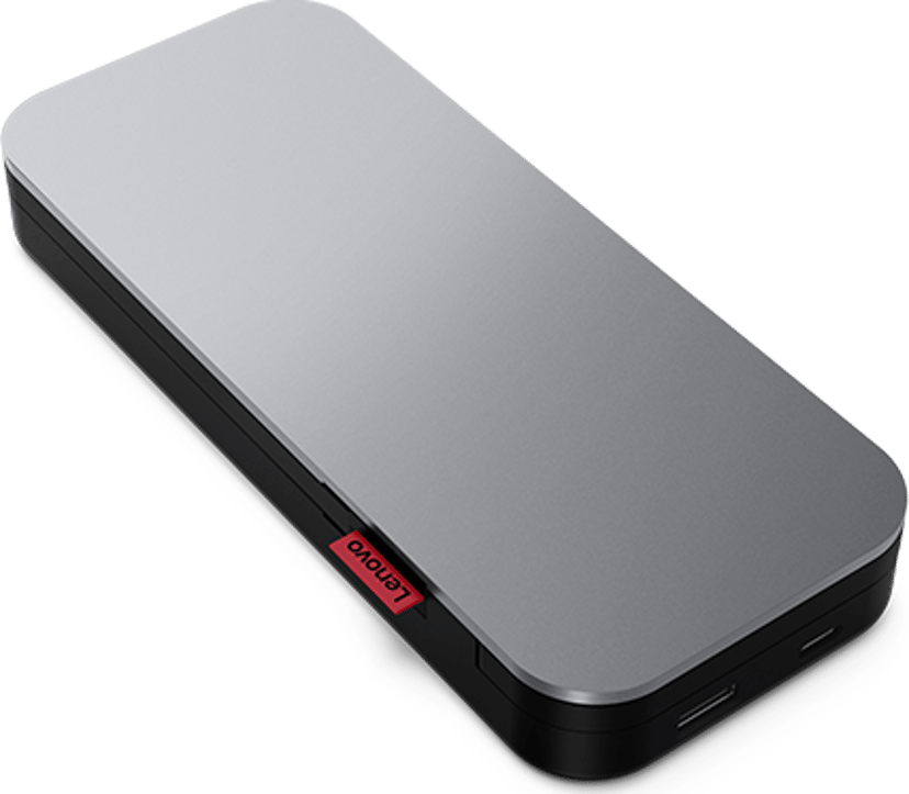 Lenovo Go Litium-Ion (Li-Ion) 20000 mAh Svart, Grå 20000mAh Grå, Svart
