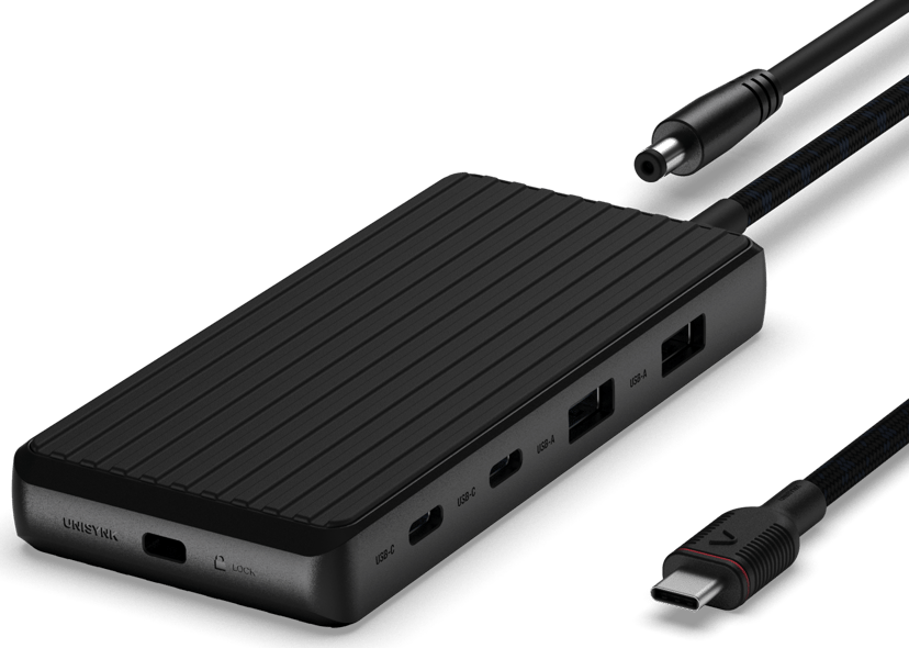 Unisynk 9 Port Dual + 100w strömadapter USB-C 3.2 Gen 2 (3.1 Gen 2)
