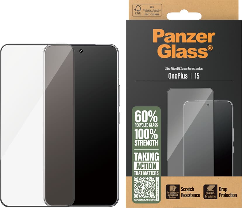 Panzerglass Ultra-Wide Fit OnePlus 15