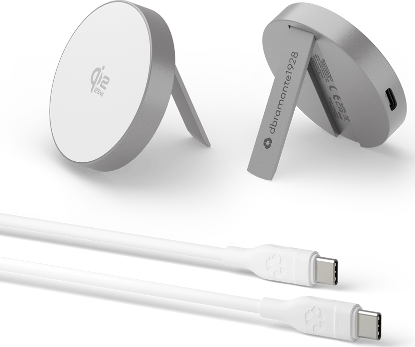 dbramante1928 Wireless Magnetic Charger With Stand Qi2 25W