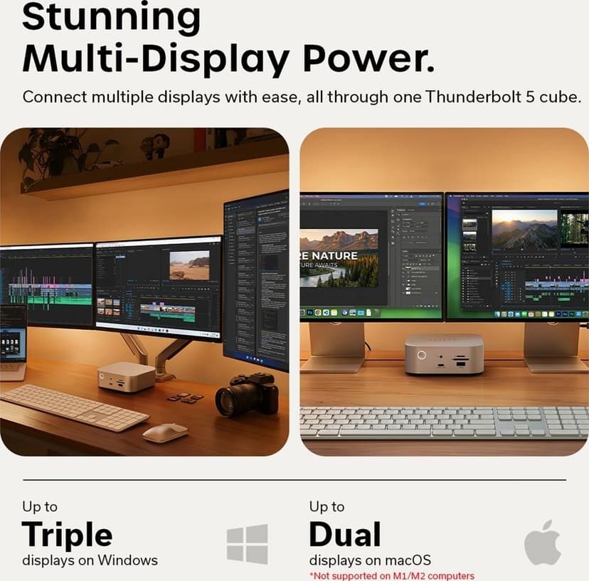 Satechi THUNDERBOLT 5 CUBEDOCK WITH SSD-CABINET Thunderbolt 5