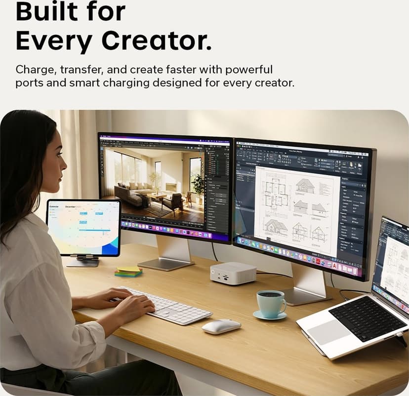 Satechi THUNDERBOLT 5 CUBEDOCK WITH SSD-CABINET Thunderbolt 5
