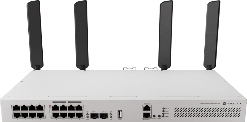 Mikrotik CRS418-8P-8G-2S+5axQ2axQ-RM L2/L3 Gigabit Ethernet (10/100/1000) Power over Ethernet -tuki 1U