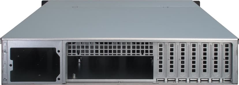 Inter-Tech IPC 2U-2406 2U 19"  - (Löytötuote luokka 2) Rack Hopea, Musta