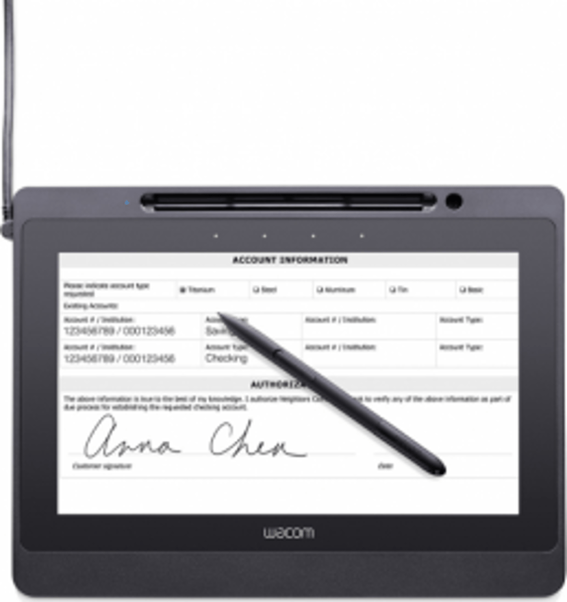Wacom DTU1141B + Sign Pro PDF 26,9 cm (10.6") Sort LCD