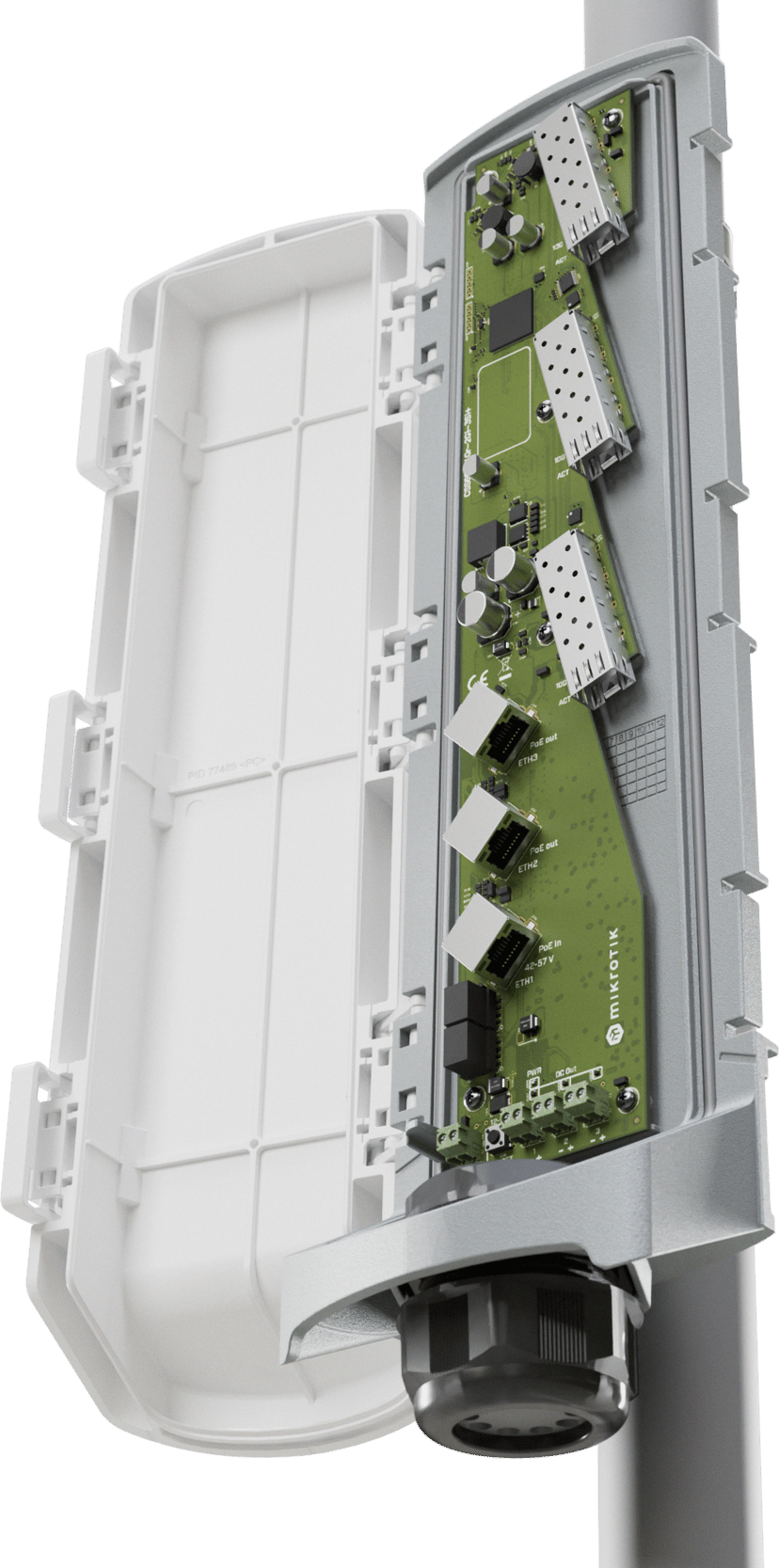 Mikrotik CSS606-1G-2Gi-3S+OUT Gigabit Ethernet 57 V