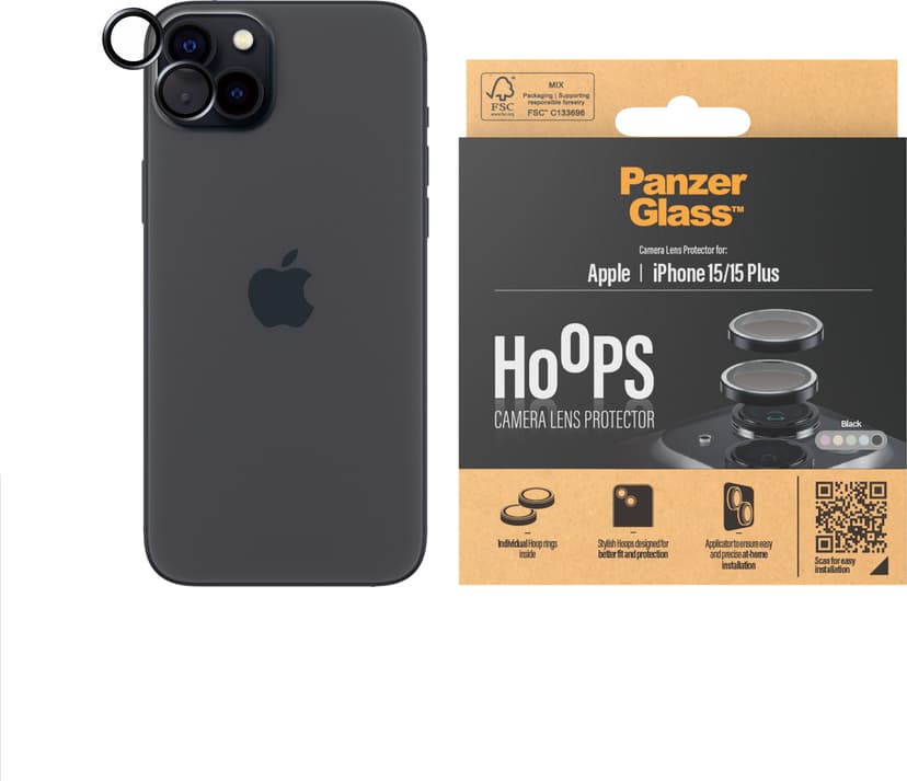 Panzerglass Hoops Lens Protector iPhone 15/15 Plus