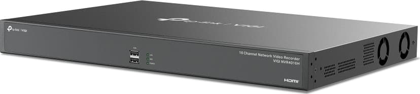 TP-Link VIGI NVR4016H verkkovideotallennin musta
