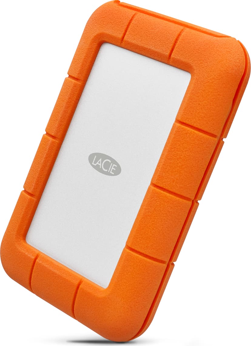 LaCie Rugged 5TB Mobile Drive - (Kuppvare klasse 2) Grå, Gult