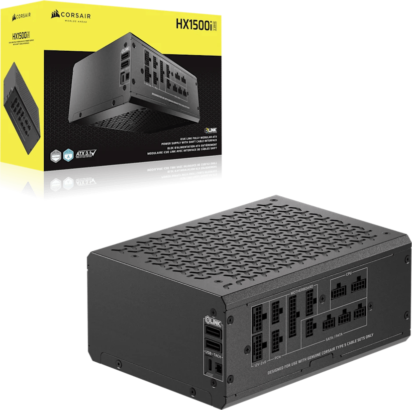 Corsair HX1500I SHIFT (2025) 1500W ATX 80+ Platinum Voeding