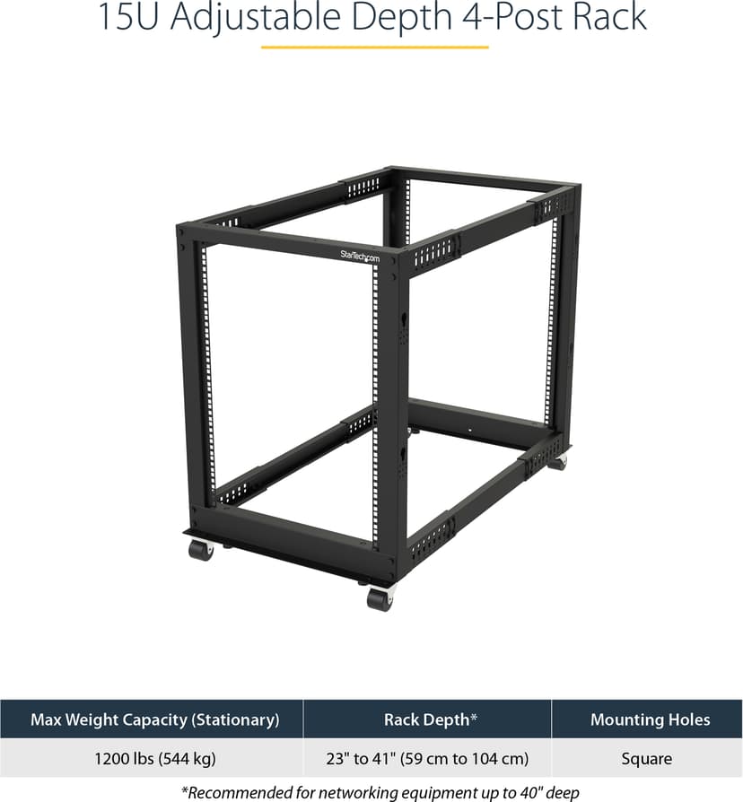 Startech Open Frame Server Rack 15U