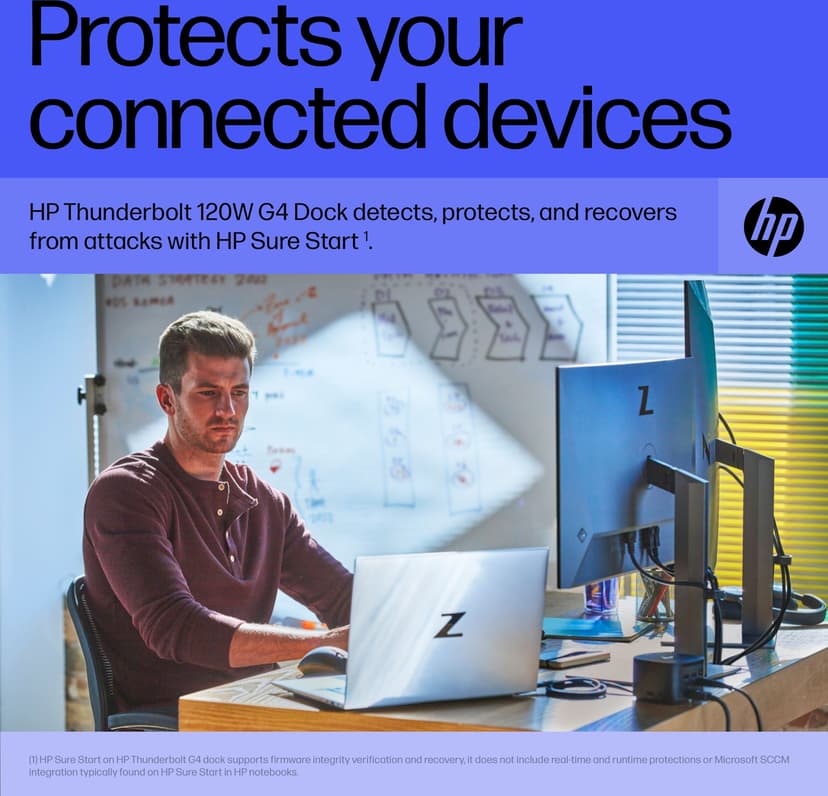 HP Thunderbolt Dock G4 120W - (Kuppvare klasse 3) Thunderbolt 4
