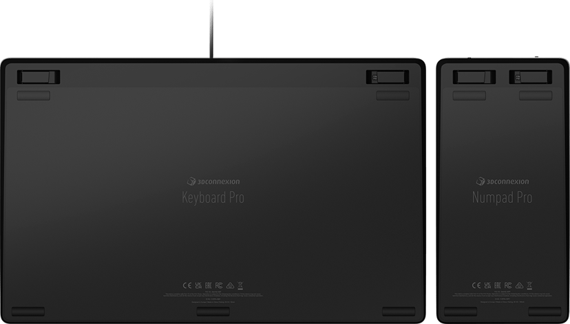 3DConnexion Keyboard Pro With Numpad - (Fyndvara klass 2) Trådbunden och trådlös Nordisk