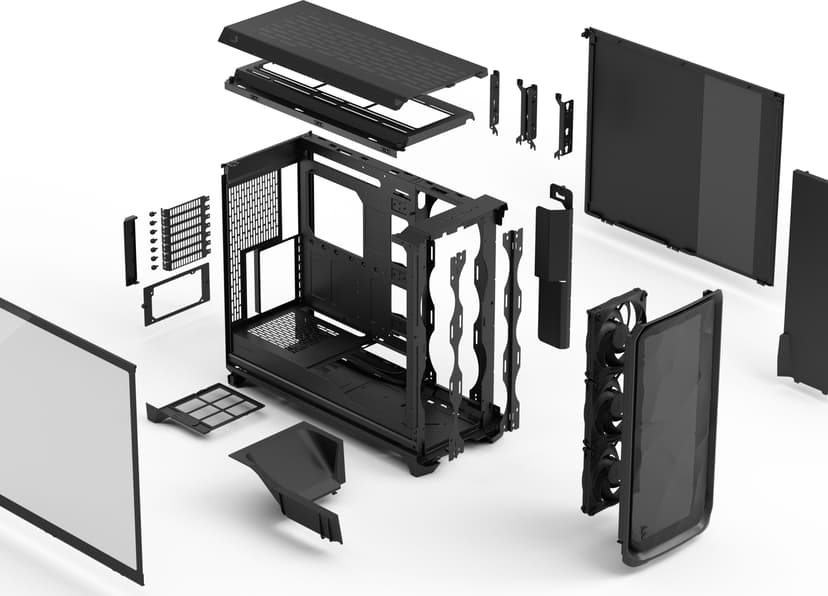 Fractal Design Meshify 3 XL TG light tint Svart