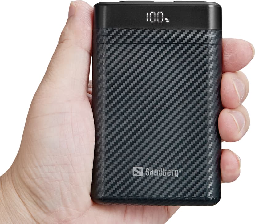 Sandberg Survivor Nano Powerbank 10000 mAh 10000mAh Svart