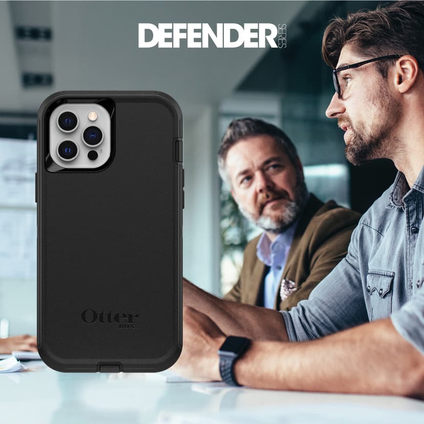 Otterbox Defender mobiltelefonetui 15,5 cm (6.1") Etui Svart Svart