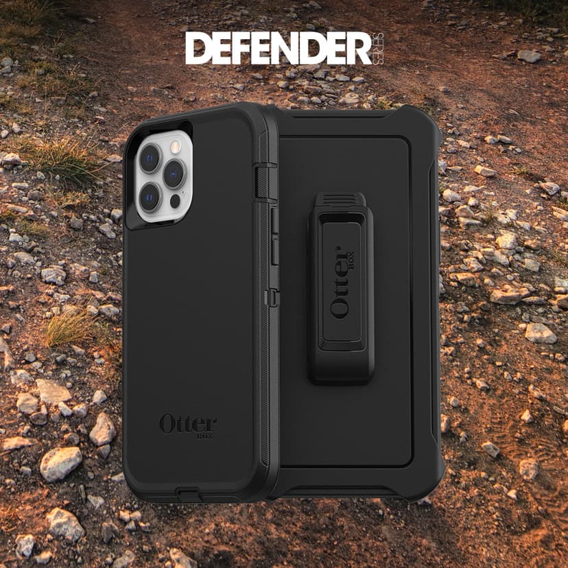 Otterbox Defender mobiltelefonetui 15,5 cm (6.1") Etui Svart Svart