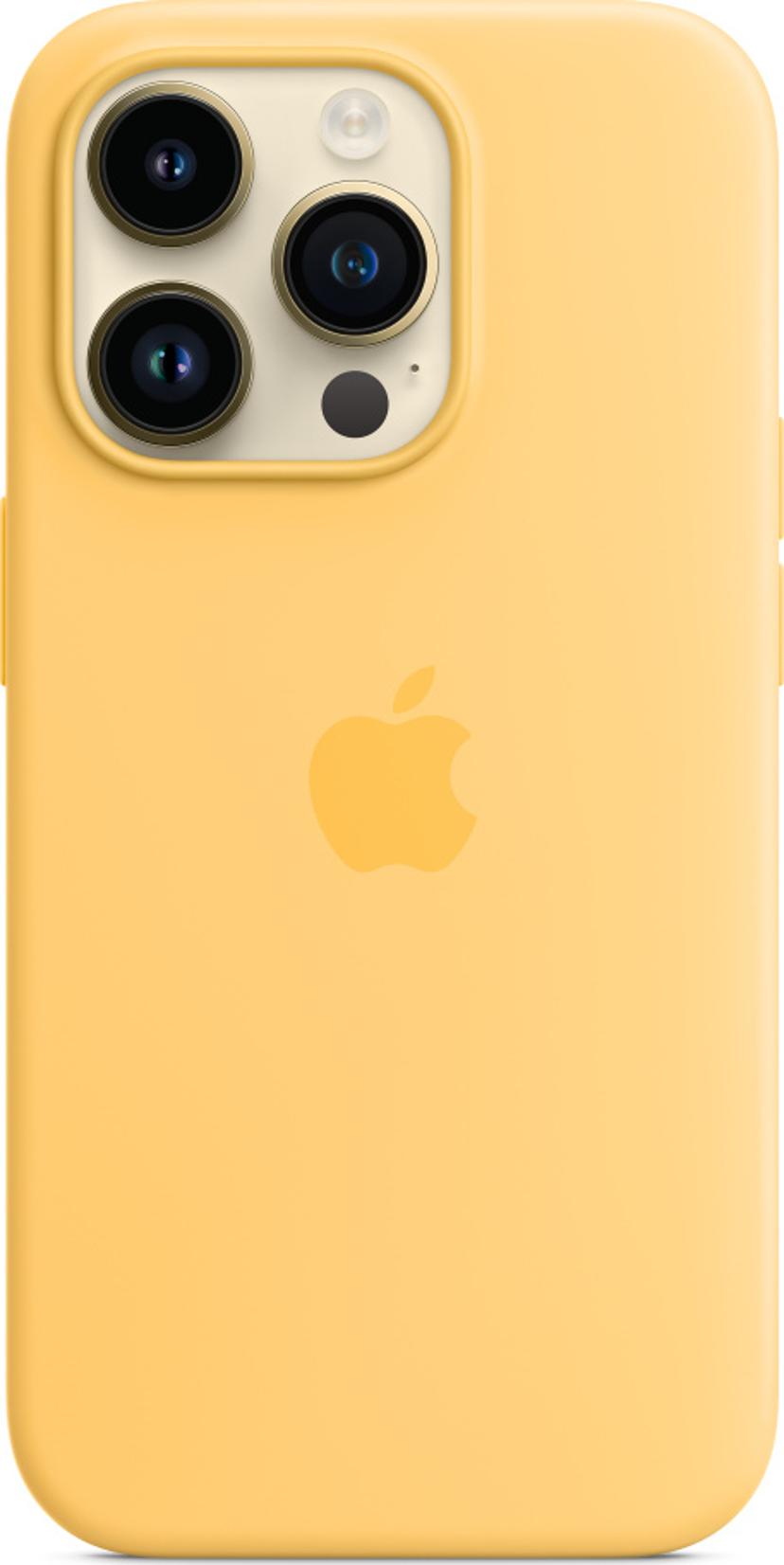 Apple Silicone Case With Magsafe Geel