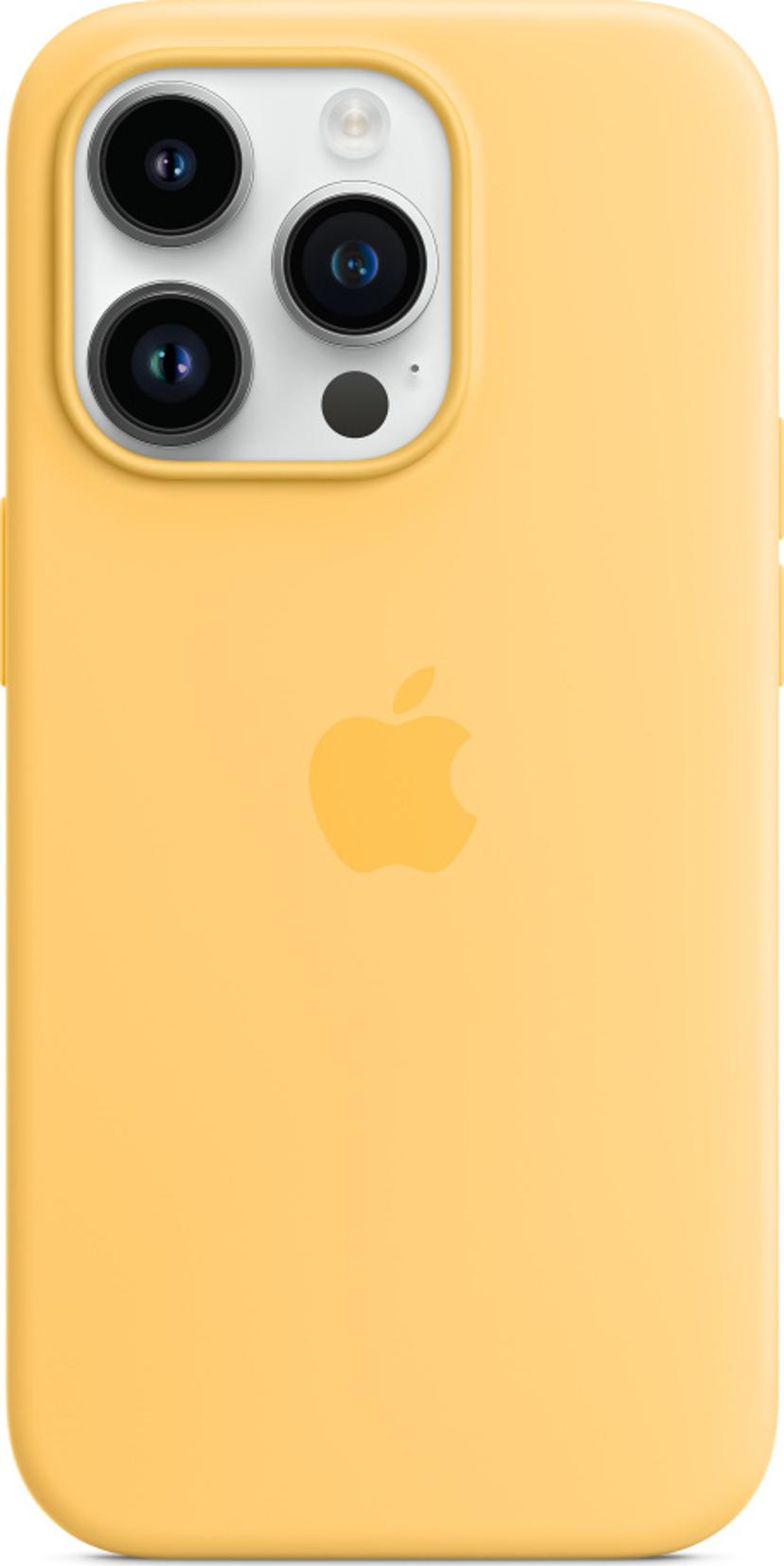 Apple Silicone Case With Magsafe Geel