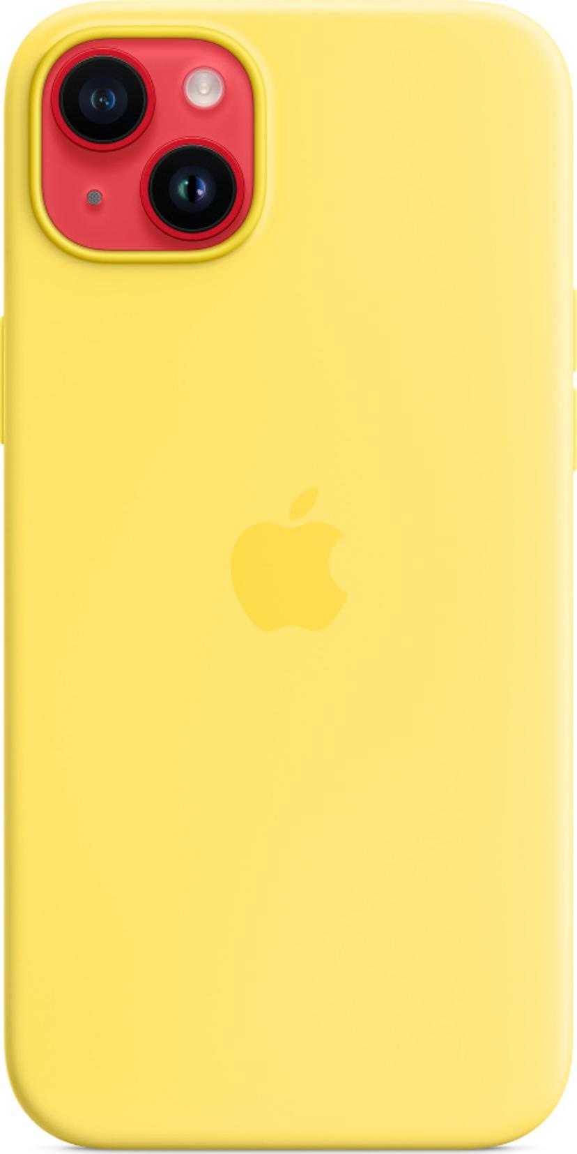 Apple Silikonskal med MagSafe iPhone 14 Plus Gul